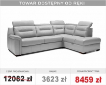 Bydgoskie Meble  - Salmo narożnik z funkcją spania i pojemnikiem , tk.Persempra 10579